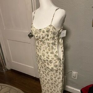 Floral Backless Dress